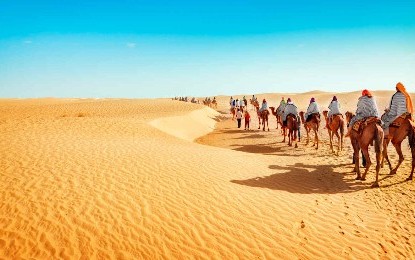 Caminando por el desierto