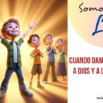Somos luz cuando damos gracias a Dios y a los demás